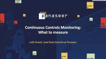 Continuous Controls Monitoring: What to Measure | Panaseer