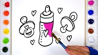 Baby Coloring Pages for Kids | Learn Drawing Coloring and Painting | Baby Coloring Book for Kids 