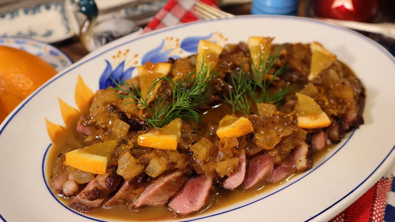 Mon MAGRET DE CANARD A L'ORANGE - L'Incontournable recette de la Mère Mitraille sur Gourmandises TV