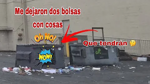 Me encontr bolsas llenas de cosas en un nuevo cont...