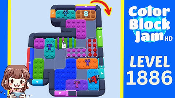 Color Block Jam Level 958 (1886) Solution Walkthrough
