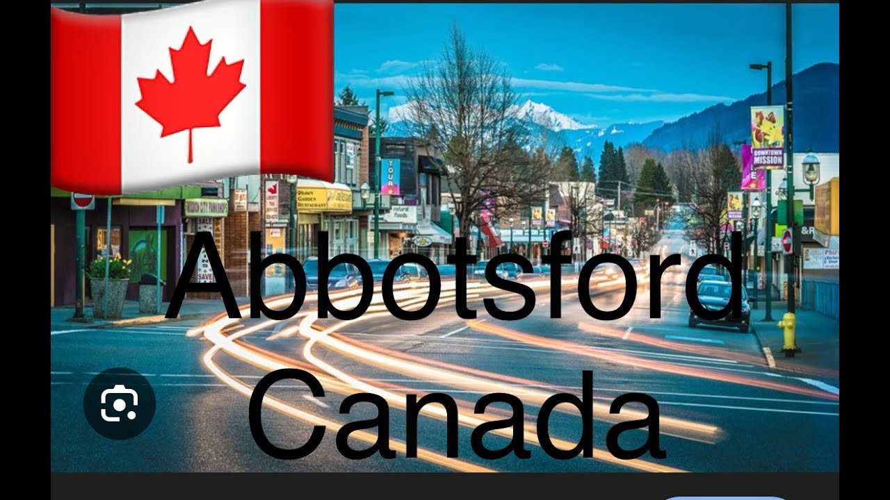 dji drone shot abby city