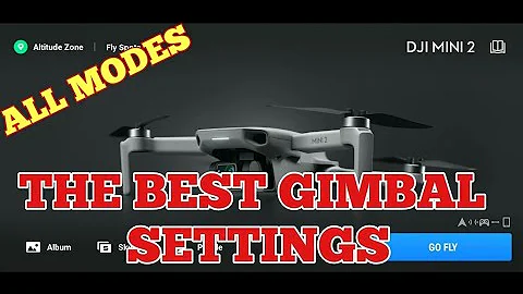 Dji Mini 2. The Best Video Gimbal Settings. All Modes, Normal, Sport & Cine. Recommend by STEVIE DVD