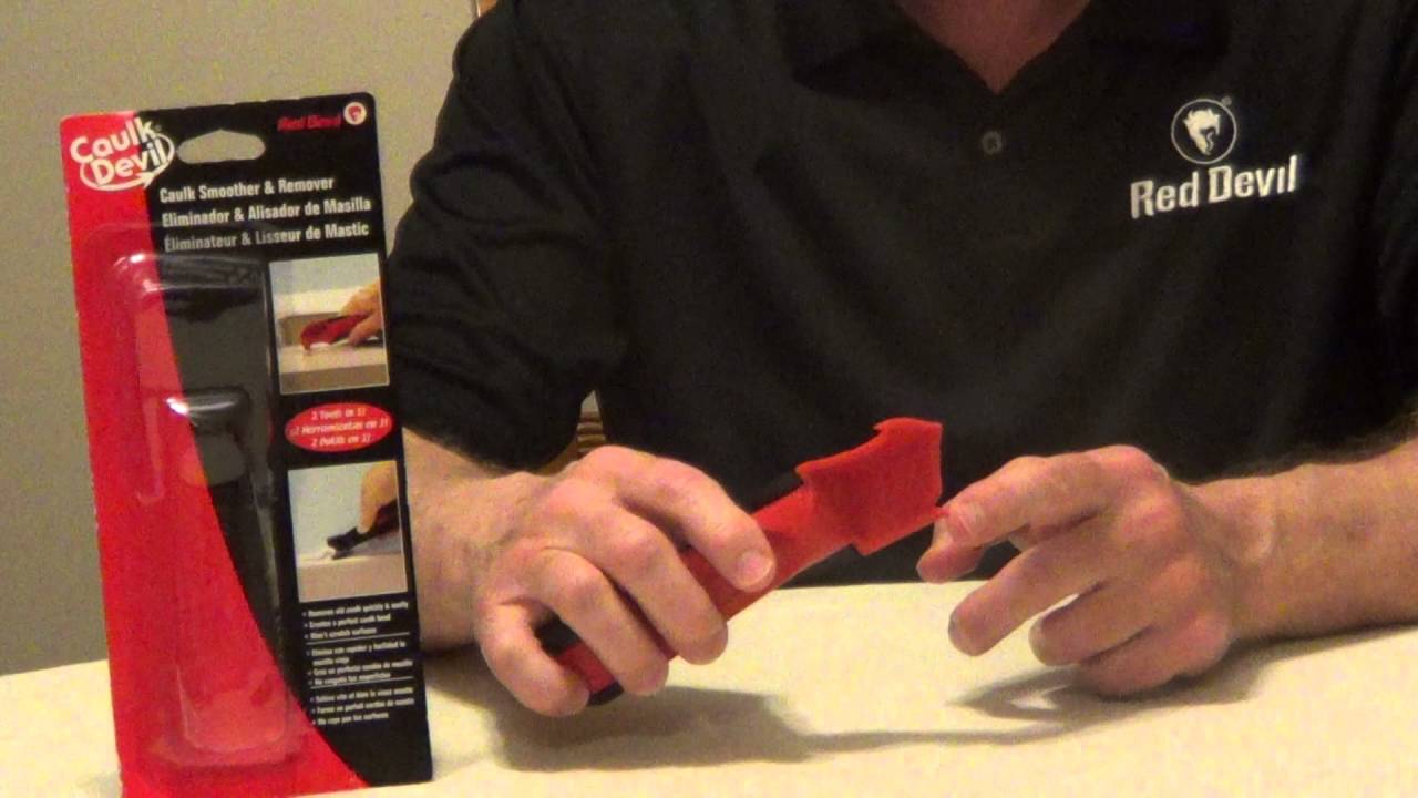 Caulk Smoother and Remover - Red Devil 