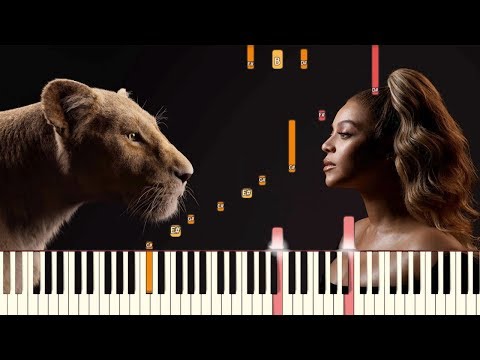 Spirit - Beyoncé (From Disney's The Lion King) | Piano Tutorial (Synthesia)