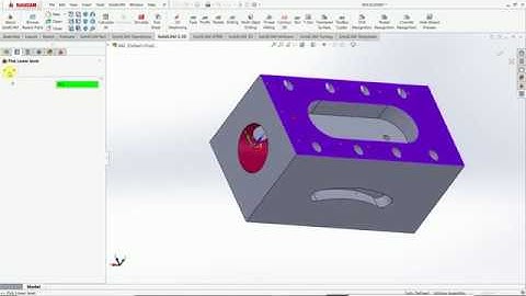 4axis machining  in solidcam