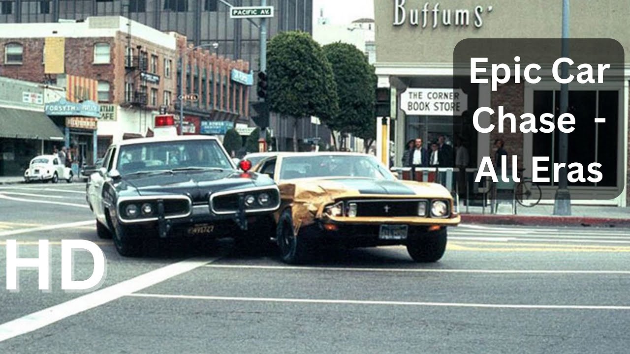 Car Chase Scene Epic Car Chase All Eras Evolution of Car Chase