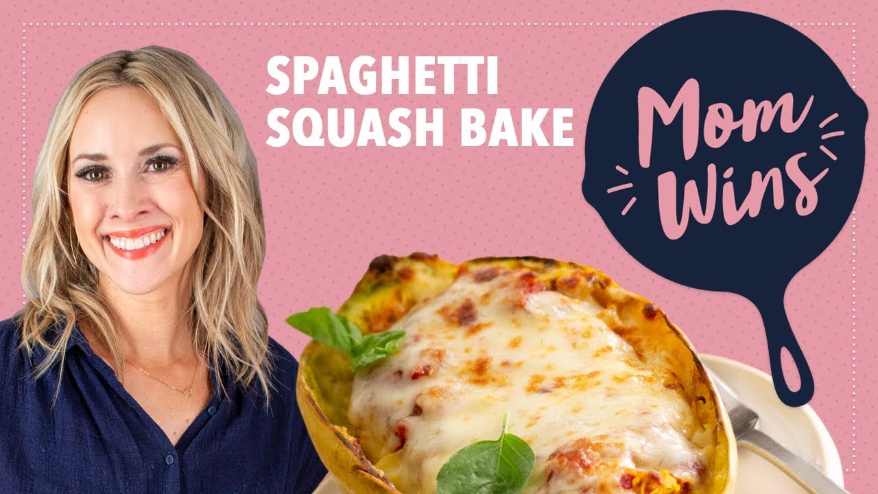 Cheesy Spaghetti Squash Bake with Bev Weidner | Mom Wins | Food Network