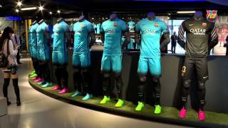 Fc barcelona's new blue 'night rising' strip for the 2015/16 football
season is on sale now. starting today, thursday 1 october, all members
and fans can com...