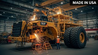 Building the 400-Ton Monster: Inside the Caterpillar 797F Factory (Full Process)