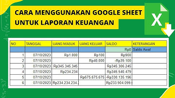 Cara Menggunakan Google Sheet Untuk Laporan Keuangan Langsung Online 24 Jam