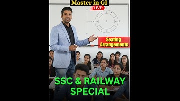 SEATING ARRANGEMENT ALL CONCEPTS BY MAYASHIS SIR | RAILWAY SSC SPECIAL LIVE MATH CLASS