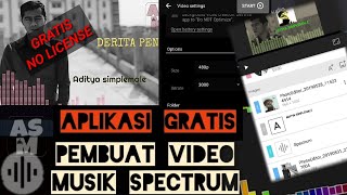 Cara buat Video Spectrum Musik hanya Di Android - Aplikasi Gratis !! screenshot 4