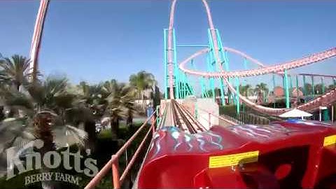 Xcelerator Launch Roller Coaster POV Knott