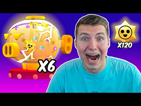 ОТКРЫЛ 6 СВИНЕЙ КОПИЛОК И БЫЛ В ШОКЕ!!!😱120 ЗВЕЗД В БРАВЛ СТАРС!!!🤩