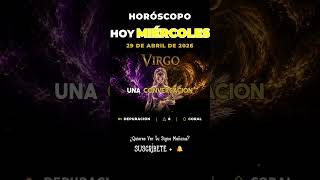 Horóscopo VIRGO 🔮 - hoy 29 de abril de 2026 #shorts