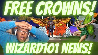 *FREE CROWNS CODE*, Double Pet XP, an MORE! Wizard101 News!
