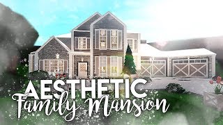 Roblox | Bloxburg: Aesthetic Family Mansion | House Build