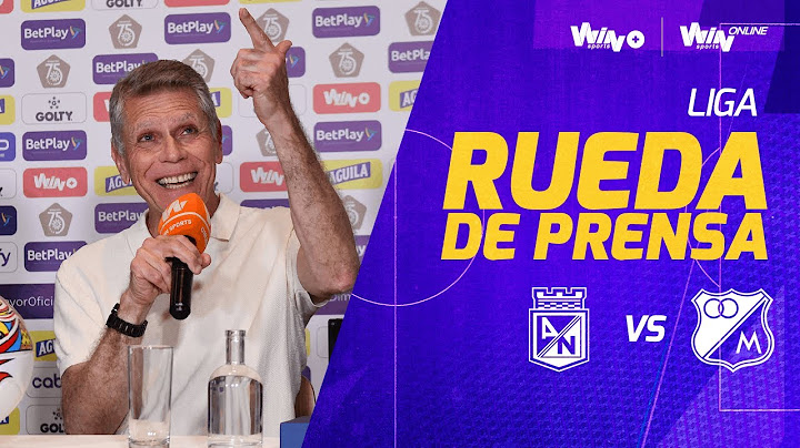 Rueda de prensa de Nacional tras su partido con Millonarios