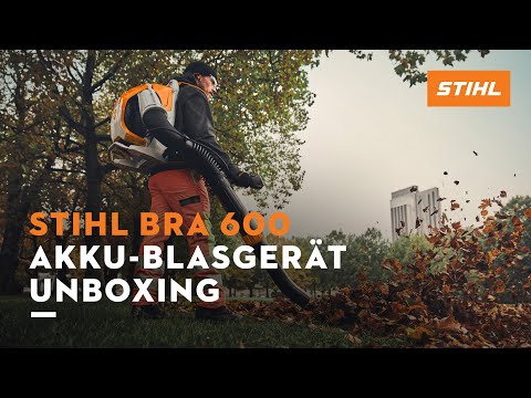 BRA 600 Akku-Blasgerät Unboxing | STIHL