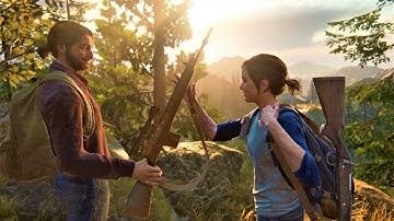 Tommy teaches Ellie how to shoot the sniper rifle | The Last of Us 2 | PS5