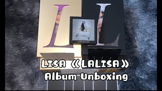 LISA LALISA ALBUM Ktown4u & YG Select UNBOXING (3 copies Gold & black vers, 1 copy kit vers)