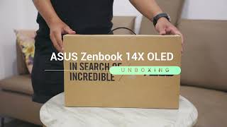 Unboxing Asus Zenbook 14X OLED
