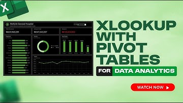 Master XLOOKUP & Pivot Tables in Excel – Complete data analytics tutorial for beginners