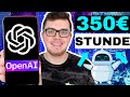 350€ PRO STUNDE mit ChatGPT verdienen 💰💸 (EINFACHSTE METHODE) Online Geld verdienen- ChatGPT Deutsch