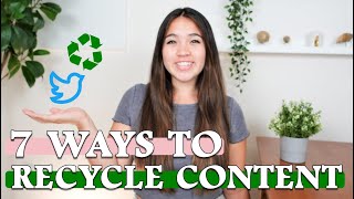 How to REUSE Content for Twitter | What to Do When You Don&#39;t Know What to Tweet