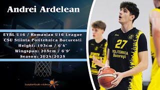 Andrei Ardelean 20242025 Highlights U16