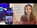 Mirror Your Desktop to iPhone for Easy Video Recording #hack