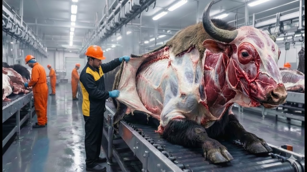 How Bison Leather Is Made in a Modern Factory | Full Industrial Process