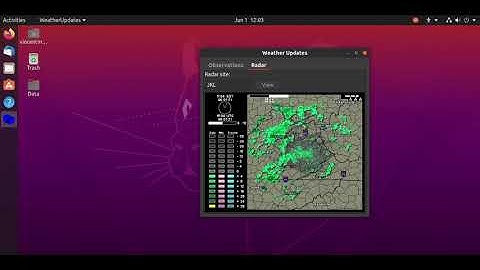 Weather Updates - Linux App