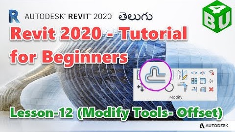 how to use Offset tool in Revit | Offset Elements in Revit | Using the Modify tools in Revit