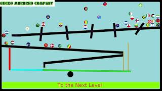 Marble Run Game Marble Race Tournament On Spiral Ramp Alternative Game Style in Algodoo