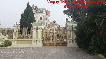 ✅ ✅ Giá cổng nhôm đúc cho biệt thự có dùng mô tơ tự động là bao nhiêu
