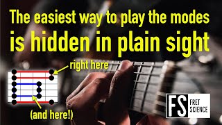 This hack makes learning the modes on guitar RIDICULOUSLY easy