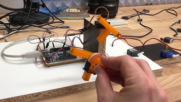 ADXL335 Accelerometer - Beschleunigungssensor und Servo am Arduino
