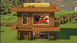 MINECRAFT: Tutorial Membuat rumah Survival di Minecraft