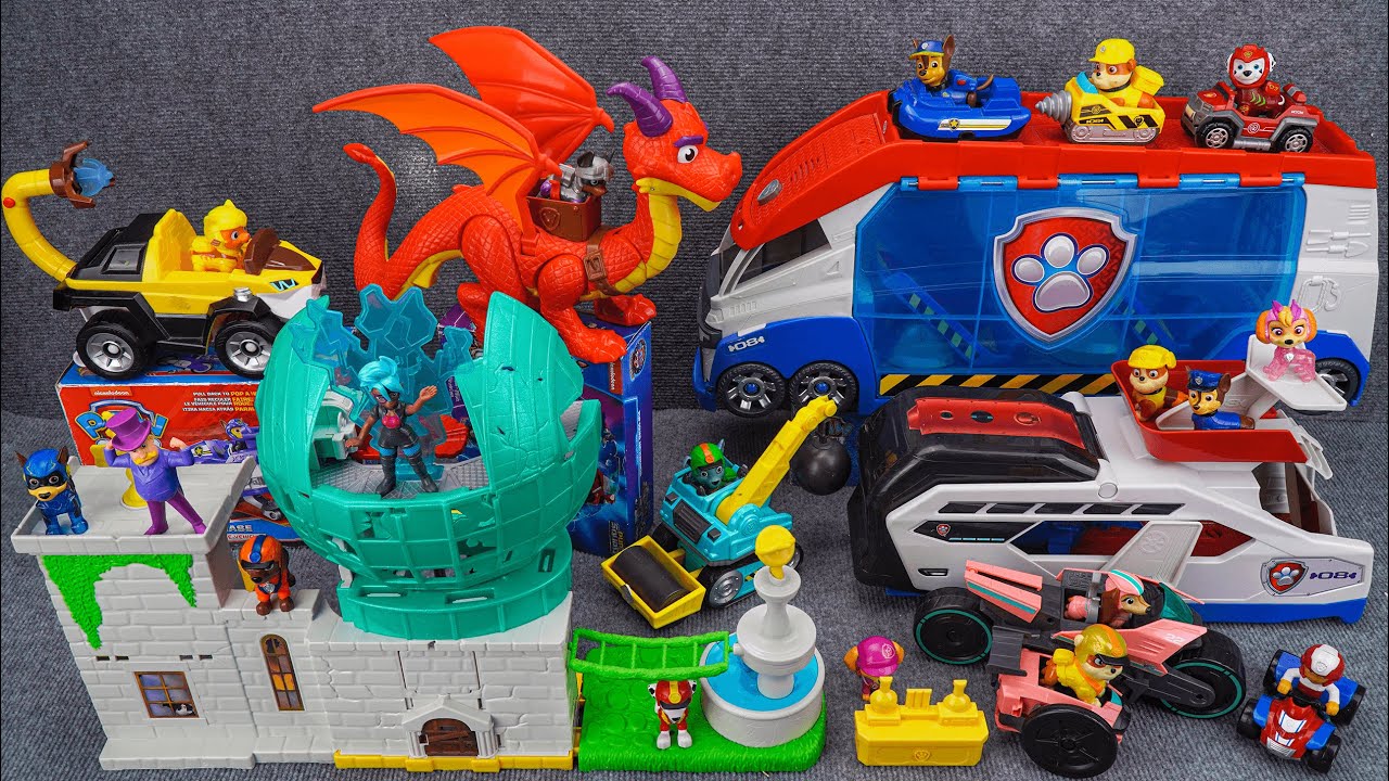 Paw Patrol Toys Collection ASMR | PAW Patrol Launch & Rescue Patroller Playset
