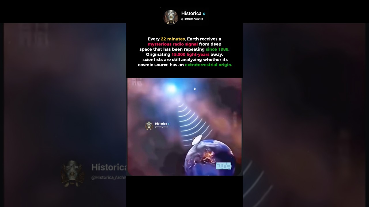 The Mysterious 22-Minute Deep Space Radio Signal 🌌📡✨