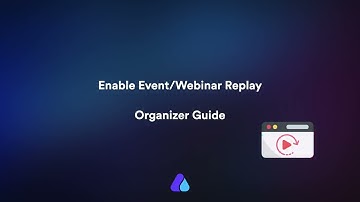 How to enable session replay or webinar replays? #organizerguide #airmeetsupport