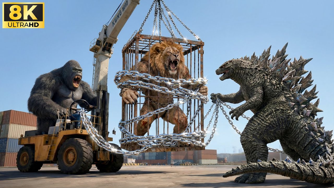 King Kong and Godzilla vs  The Lion Man: The Battle of the Strongest Titans | King Kong 2026 Movie