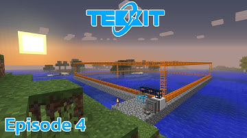 Building a BuildCraft Quarry - Tekkit (Modded Minecraft 1.6.4 Survival Lets-Play)