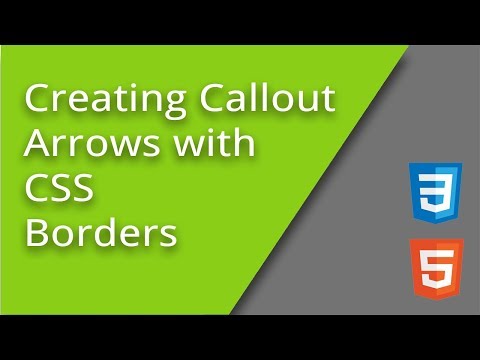 Callout Arrows with CSS Borders