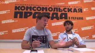 Онлайн-трансляция: ведущий  "Мир наизнанку"  Дмитрий Комаров и оператор Александр Дмитриев