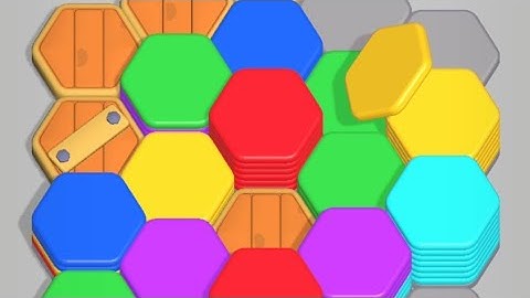 Hexa sort game video.🥺Dont forget channel subscribe💞🏆🫠#hexasort