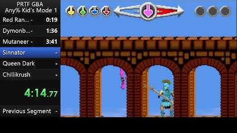 (Former WR) Power Rangers Time Force GBA - Any% Kid