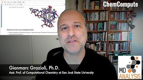 Molecular Dynamics Lesson for Beginners with ChemCompute and MDAnalysis in a Jupyter Notebook